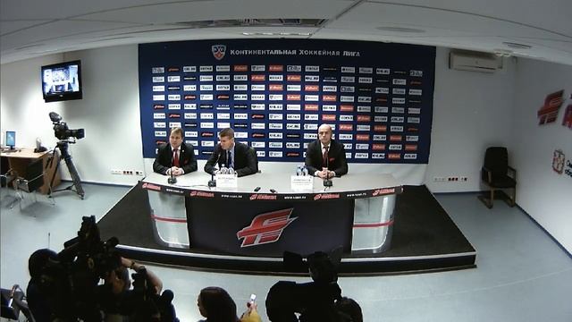 "Авангард" - "Йокерит" 0:1. Послематчевая пресс-конференция смотреть онлайн