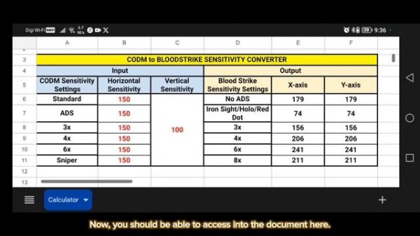 THE FIRST CODM TO BLOOD STRIKE SENSITIVITY CONVERTER is HERE!