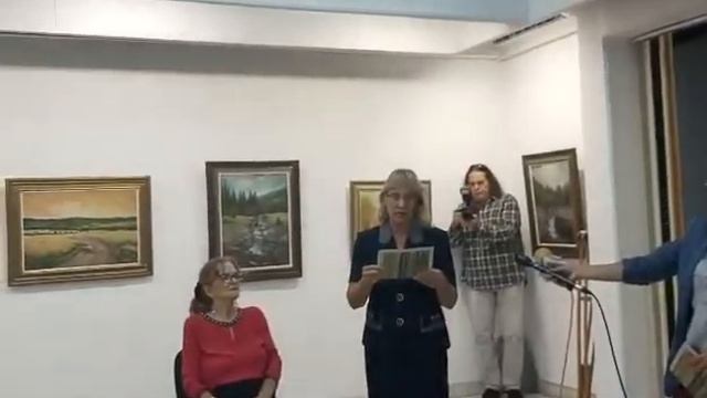Radmila Vlatkovic, otvaranje izlozbe, 02.09.2022. смотреть онлайн