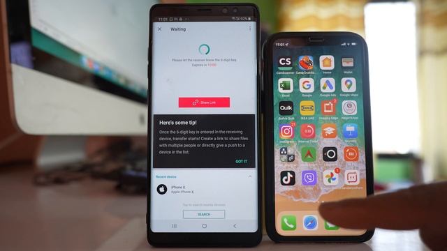How to Transfer Photos from Android to iPhone Wirelessly Without Using Computer - Method 2 смотреть онлайн