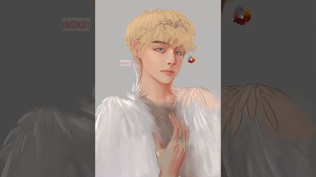 [Time lapse] Digital painting Taehyung Swanlake AU смотреть онлайн