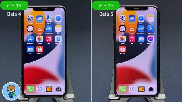 iOS 15 Beta 4 VS iOS 15 Beta 5 ทดสอบความเร็วและแบตเตอรี่ 🔋 บน iPhone X EP.560 смотреть онлайн
