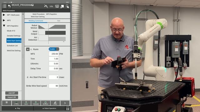 Programming a Weave Weld - Lincoln Electric Cobot Training Video смотреть онлайн