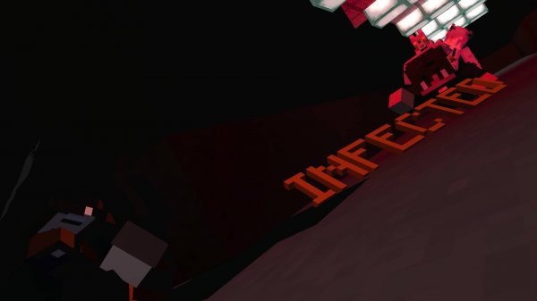 Infected майнкрафт, выжить от Монстра