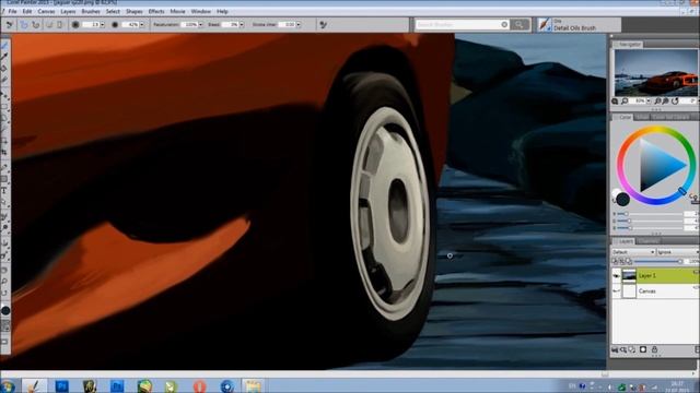 Drawing Jaguar XJ220 смотреть онлайн