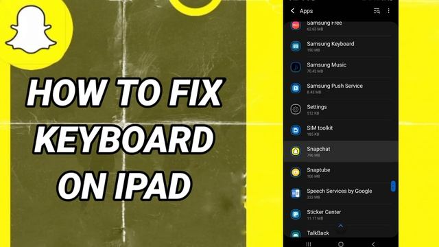 How To Fix Keyboard On Ipad On Snapchat App смотреть онлайн