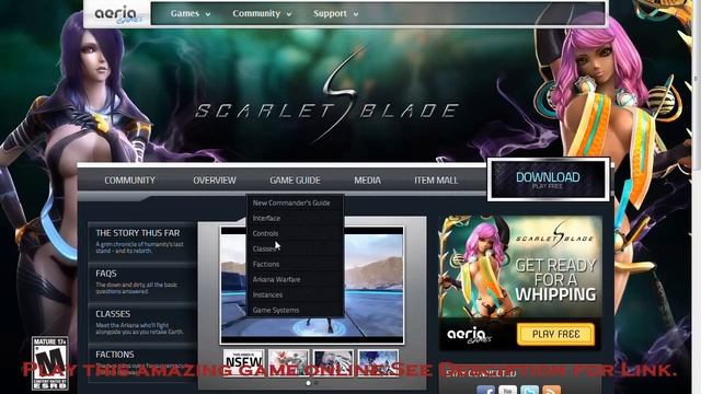 [✪✪✪ SUPER HOT ✪✪✪]Scarlet Blade Gameplay - Amazing game online free [2013] смотреть онлайн