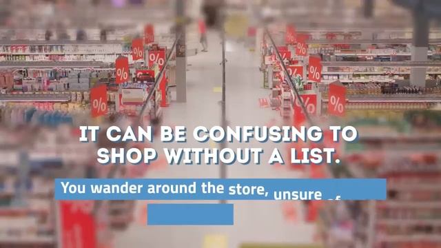 Easy Weight Loss Shopping List and Menu Plan смотреть онлайн