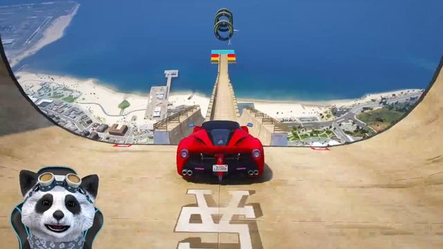 MEGA RAMPA vs LAMBORGHINI in GTA 5! смотреть онлайн