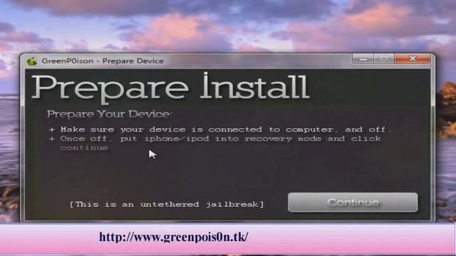 how to jailbreak 4.1 iphone 4 3g 3gs mc non mc and ipod touch 4 3 mc non-mc - Greenpois0n смотреть онлайн