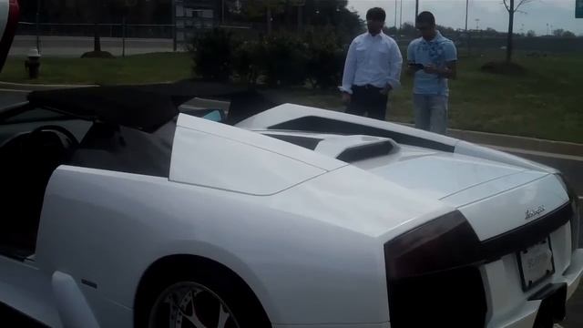 Custom Lamborghini Murciélago Roadster Rev, Start Up, and Slow Driving смотреть онлайн