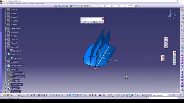 Tutorial Catia v5_Magic Apple mouse смотреть онлайн