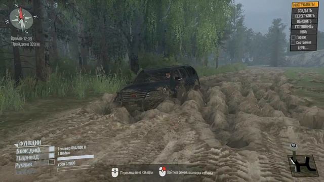Обзор модов для игри в MudRunner(Toyota Hilux 2016) смотреть онлайн