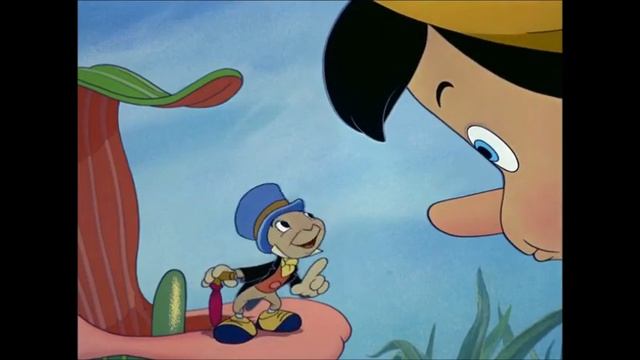Pinocchio (1940) - Pinocchio & Jiminy Scene