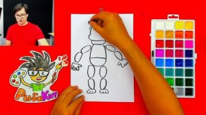 Открытки РАСКЛАДУШКИ сюрприз  РыбаКит папа рисует