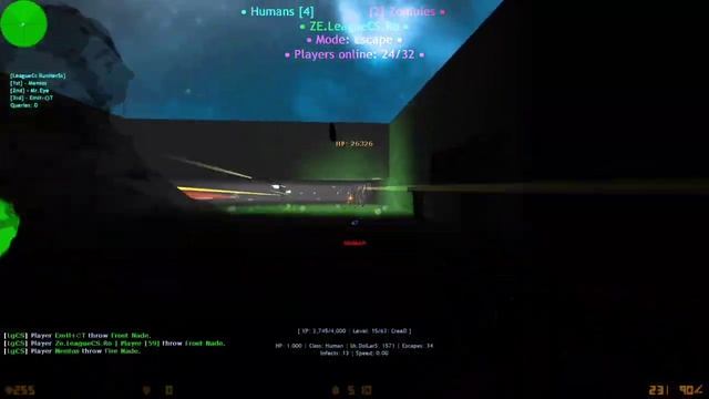 Counter-Strike: Zombie Escape Mod- Map ze_lastschool | LeagueCS смотреть онлайн
