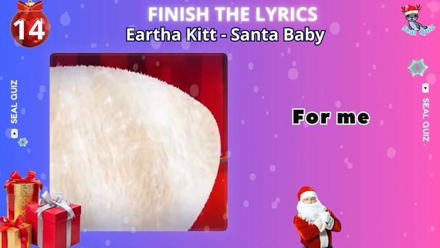 FINISH THE LYRICS - Most Popular Christmas Songs  🎄🎅  Music Quiz