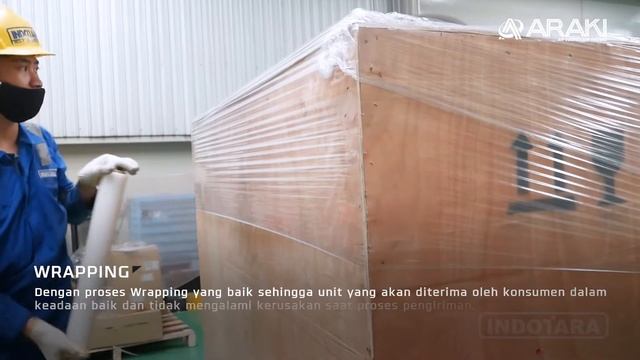 PENGIRIMAN DOUBLE SCREW COMPRESSOR ARAKI GTR45AD KE PT. GALANGAN KAPAL BONTUNI TIRTAMAS, KENDARI смотреть онлайн