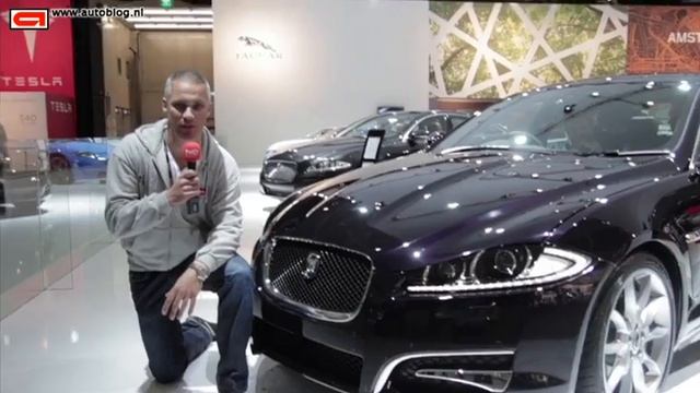 Jaguar XF facelift @ AutoRAI 2011 смотреть онлайн