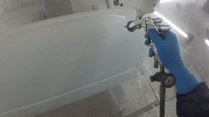 покраска новой двери через грунт мокрый по мокрому iwata ls ws