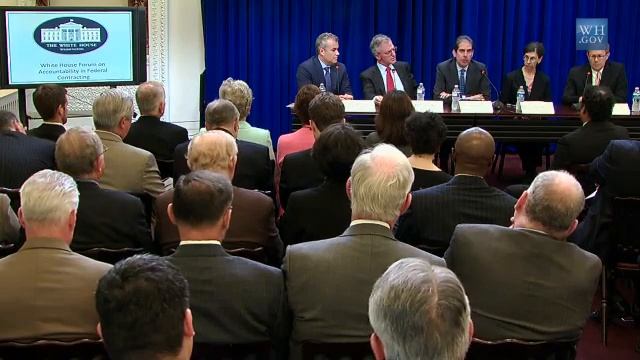 White House Forum on Accountability in Federal Contracting смотреть онлайн