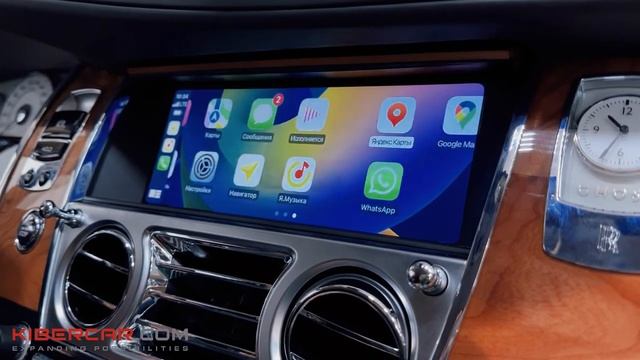 Rolls Royce Ghost connectivity features Apple CarPlay and Android Auto смотреть онлайн
