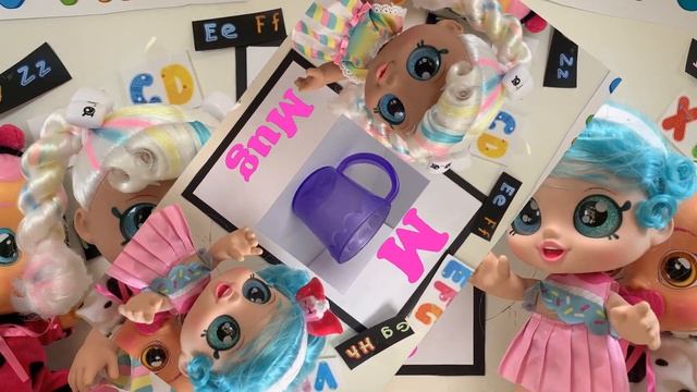 Kindi Kids Dolls | Learning Videos For Kids | Kindi Kids Toys Teach Alphabet To Crybabies Dolls