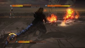 GODZILLA ps4 online battle: Godzilla 2014 vs Burning Godzilla vs Jet jaguar