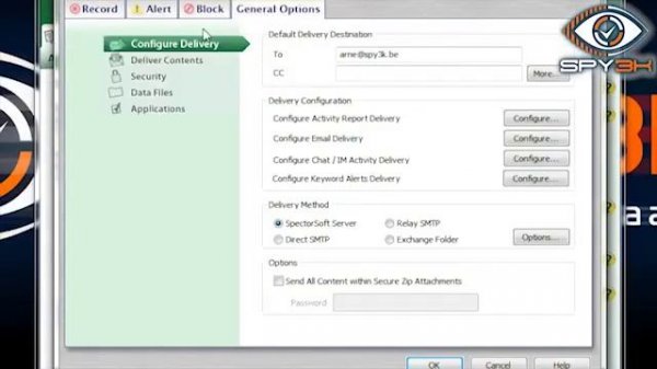 eBlaster - Spy Keylogger Software