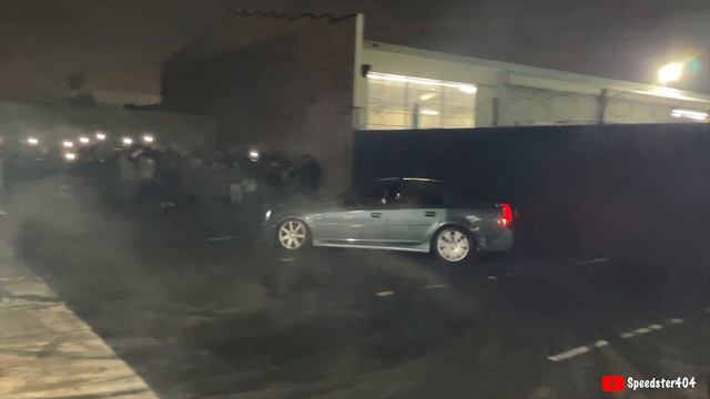 Challenger Hellcat BLEW UP During Burnout Competition! Real Life GTA Car Meet смотреть онлайн