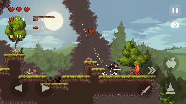 Apple Knight - Gameplay Walkthrough Part 1 | World 1: Levels 1-4 (Android, iOS) смотреть онлайн