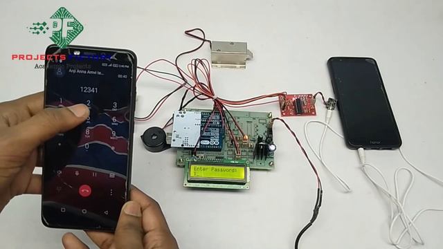 DTMF Based Password Protection For Doors And Lockers смотреть онлайн