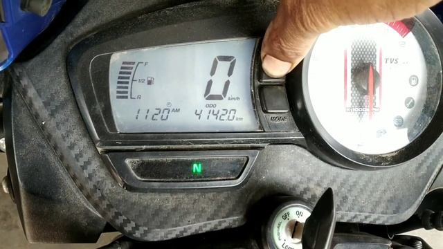 Tvs Apache RTR time setting смотреть онлайн