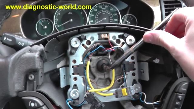 Jaguar X Type Steering Wheel Removal Guide - Plus Airbag Remove смотреть онлайн