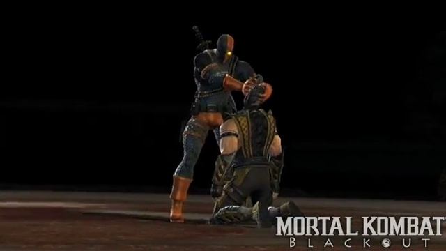 Mortal Kombat vs. DC Universe | Deathstroke's "Neck Breaker" Fatality смотреть онлайн