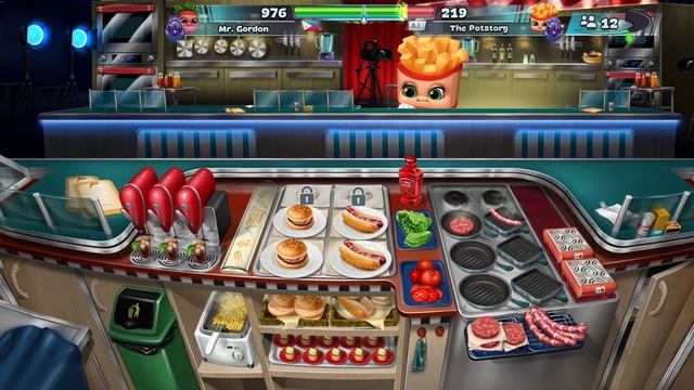 COOKING FEVER DUELS, INCREASED PATIENCE... A BATTLE IN FAST FOOD COURT WITH AI смотреть онлайн