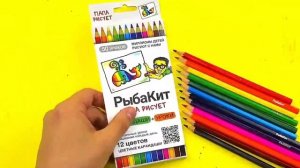 Веселые КИТЫ рисунки  РыбаКит папа рисует