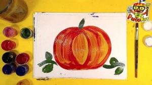 КРАСКАМИ рисуем ТЫКВУ