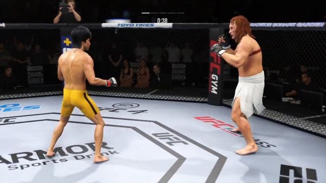 Bruce Lee vs. Fluvia Lacerda - EA Sports UFC 4 - Epic Fight 🔥🐲 смотреть онлайн