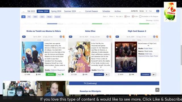 I Love Anime! Review and Preview Winter/Spring 2024 смотреть онлайн