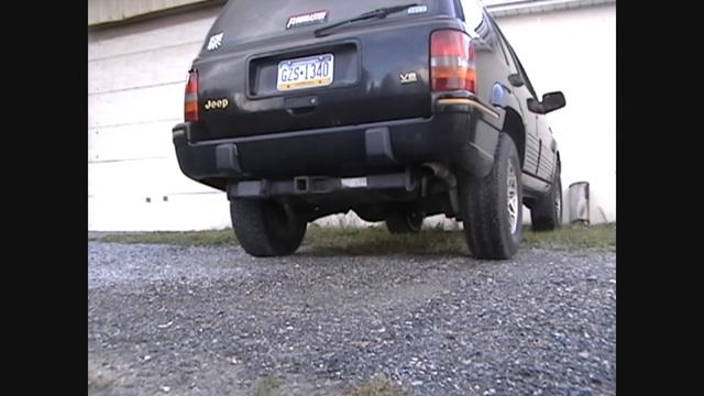1993 Jeep Grand Cherokee with flowmaster super 44 смотреть онлайн