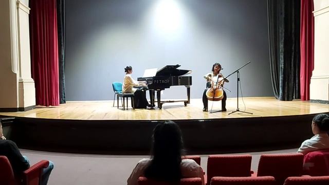 Ponce - Sonata para cello y piano, III. Mov. - Arietta - María Fernanda García & Scarlett Ascencio смотреть онлайн