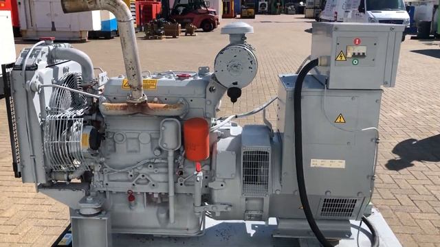 Iveco 8041 Stamford 40 kVA generatorset stocknr 3241 смотреть онлайн