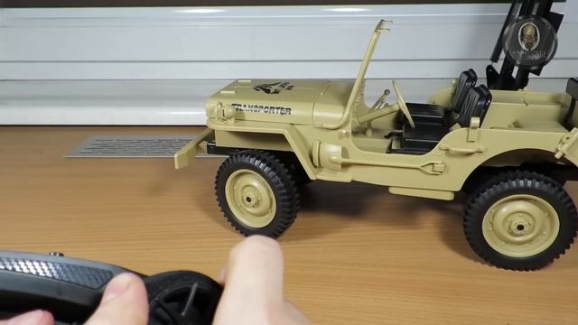 JJRC Q65 - Jeep Willys not in 1/10 scale :D смотреть онлайн
