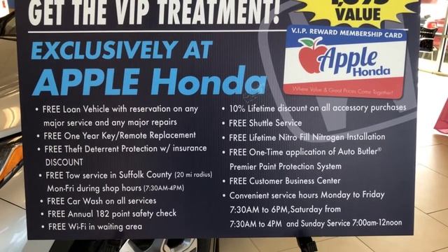 Apple Honda Riverhead VIP Programs | Apple Honda Car Dealership Loyalty Programs смотреть онлайн