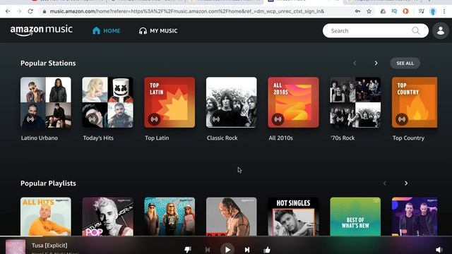 AMAZON MUSIC WEB PLAYER Overview смотреть онлайн