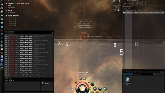 EVE Online - Sansha Burner Mission - Daredevil