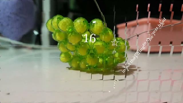 How to bead Apple/Cara Membuat Apel Bahan Manik/DIY смотреть онлайн