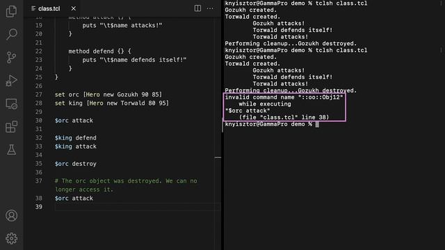Объектно-ориентированное программирование в Tcl смотреть онлайн