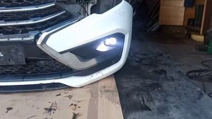 Установка противотуманных фар на Lada Vesta NG.